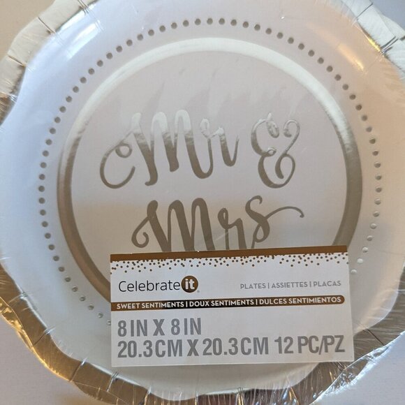 NWT Bachelorette Hen Party Wedding Reception Coasters Paper Plates Celebrate It - Picture 4 of 8